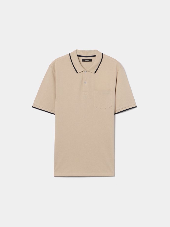 Polo com bolso no peito