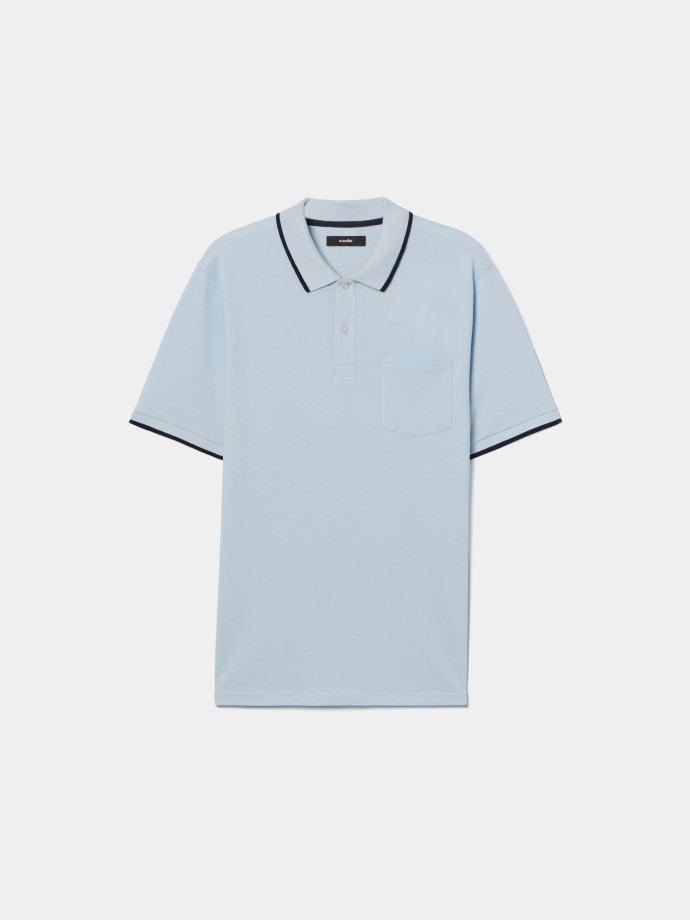 Polo com bolso no peito