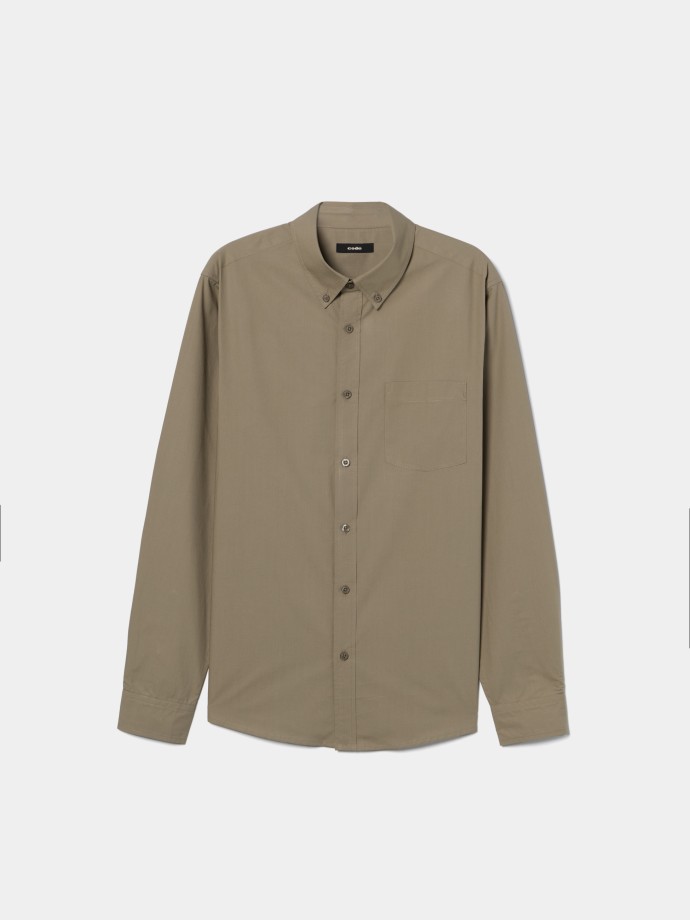 Camisa cl�ssica com bolso