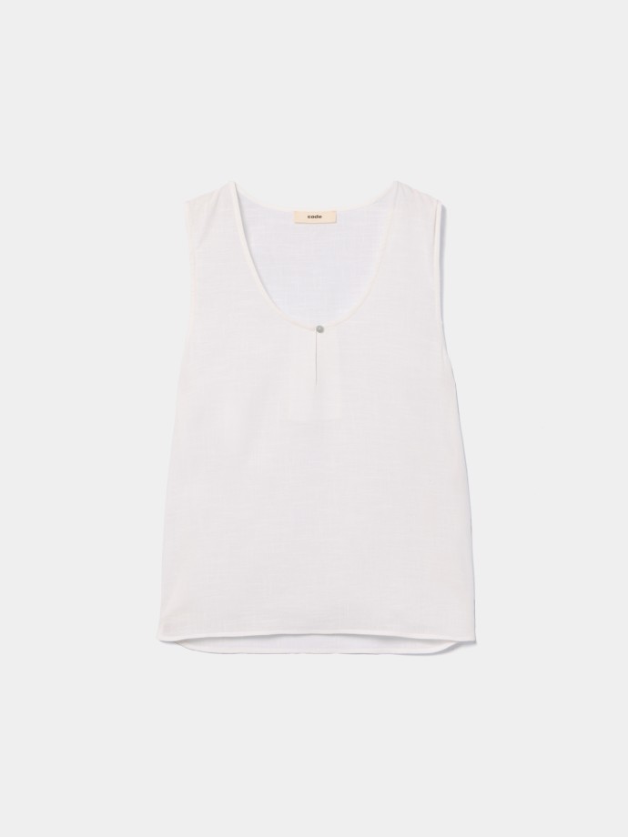Blusa sem mangas