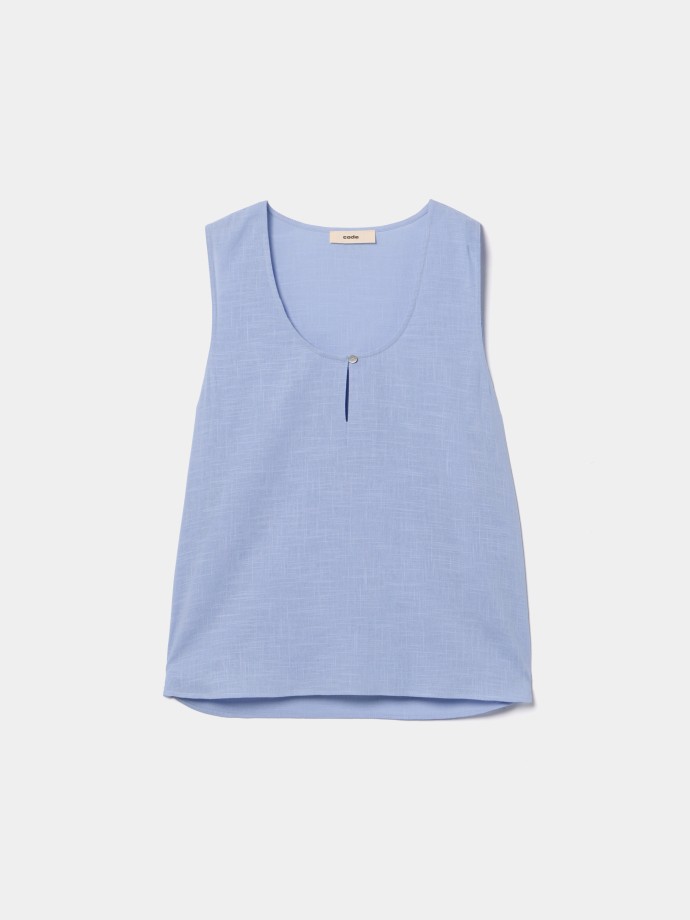 Blusa sem mangas