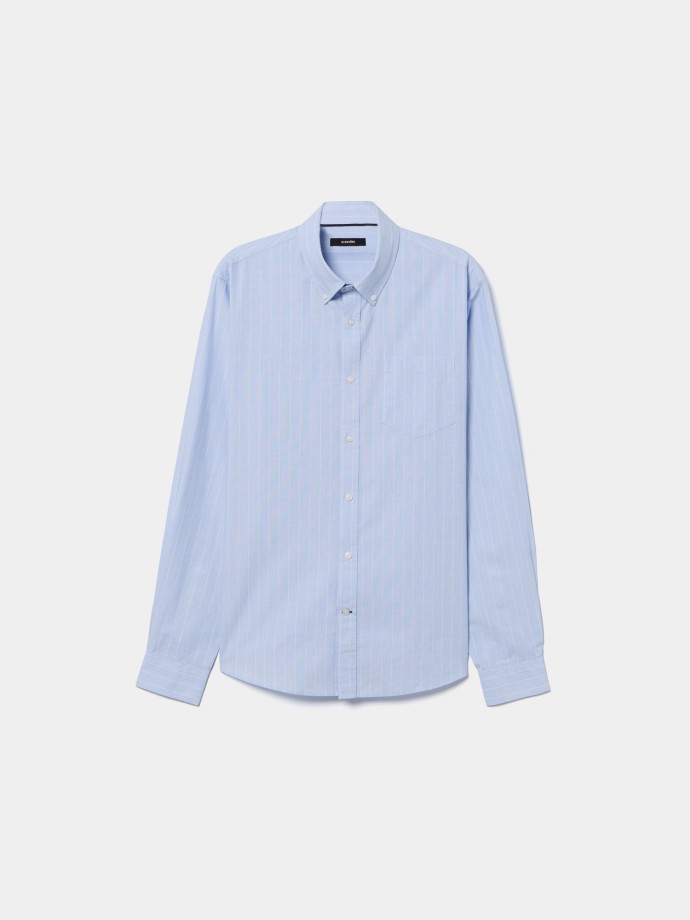 Camisa riscas finas