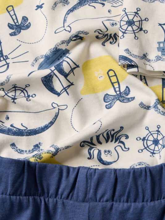 Pijama curto estampado Pijama curto estampado