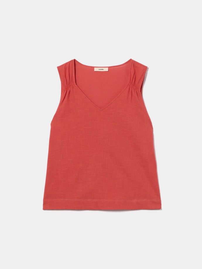Blusa flu�da de al�as largas