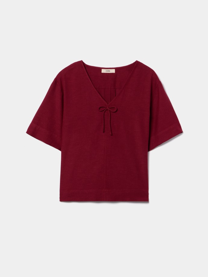 Blusa com la�o