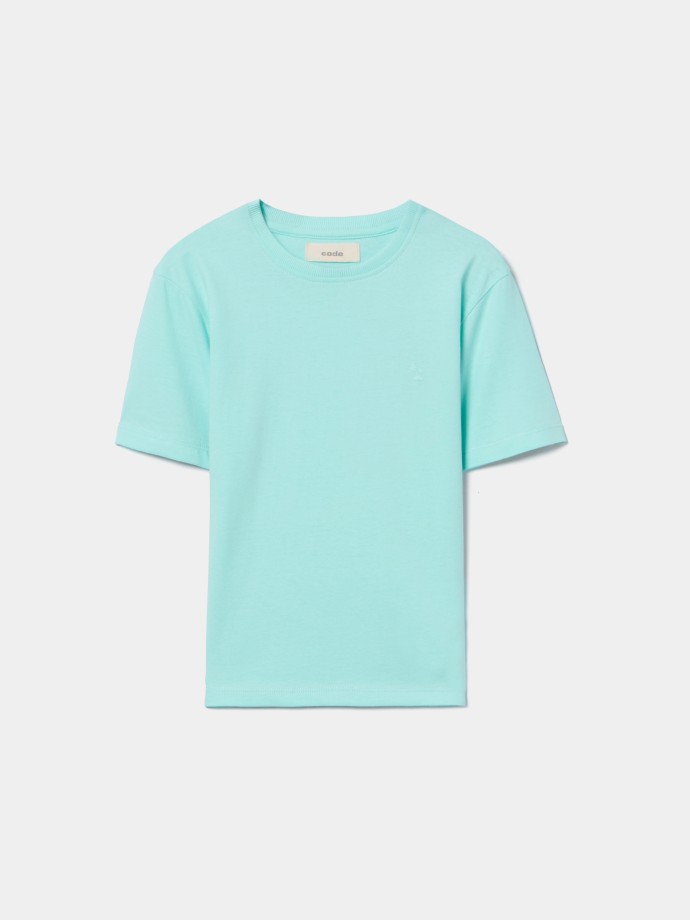 T-shirt b�sica em algod�o