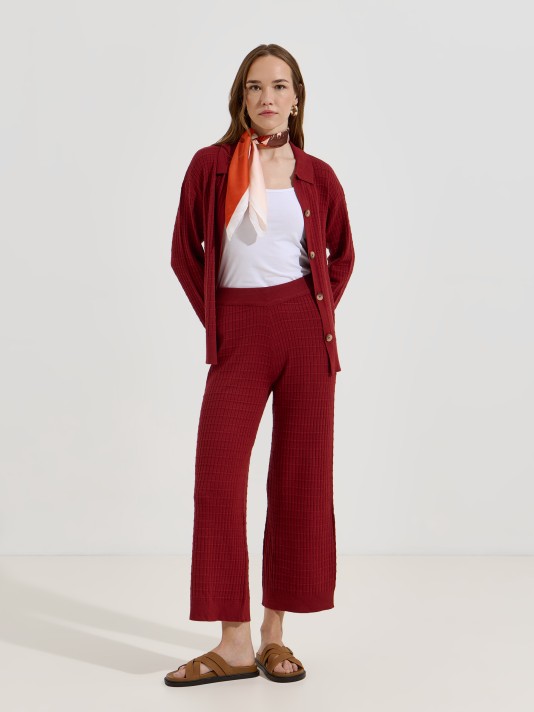 Cal�as de malha com textura