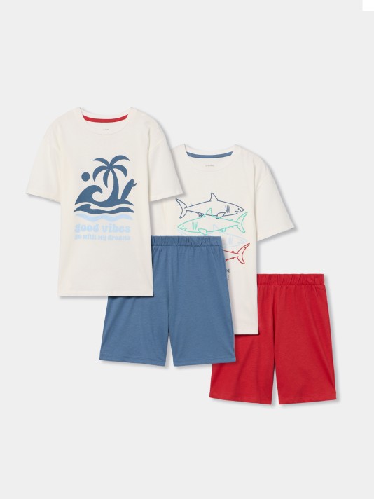 Pack de pijama com 4 pe�as