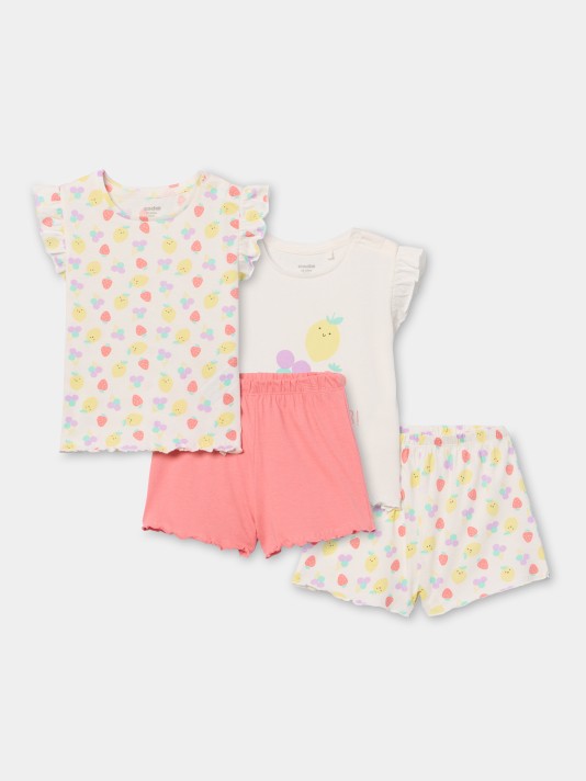 Pack de pijama com 4 pe�as