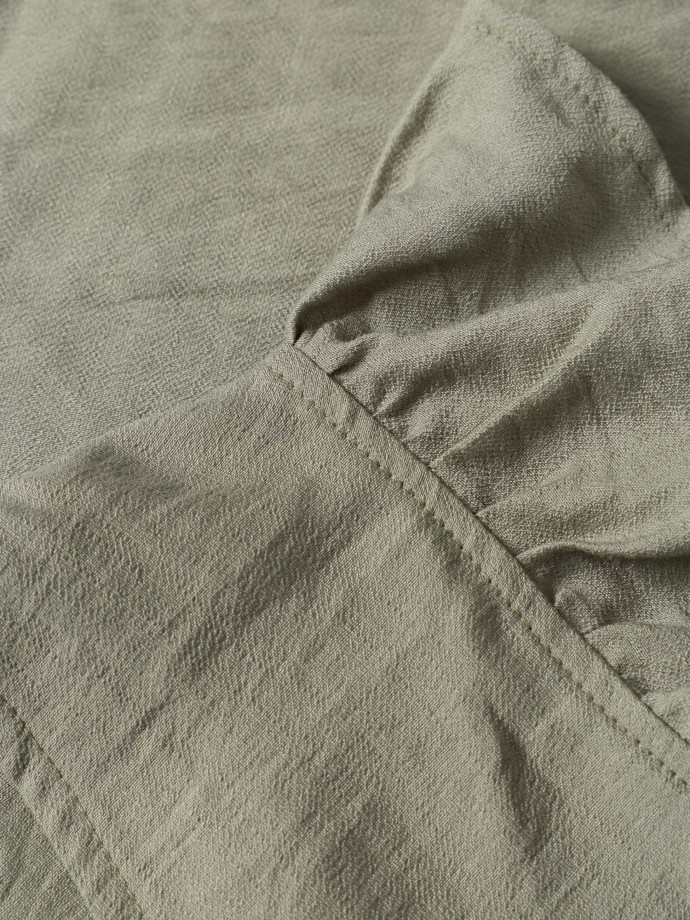 Blusa com folhos nas mangas Blusa com folhos nas mangas