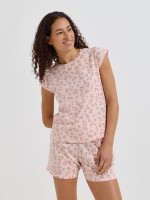 Pijama curto estampado