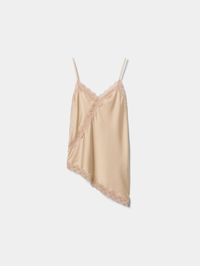 Top estilo lingerie