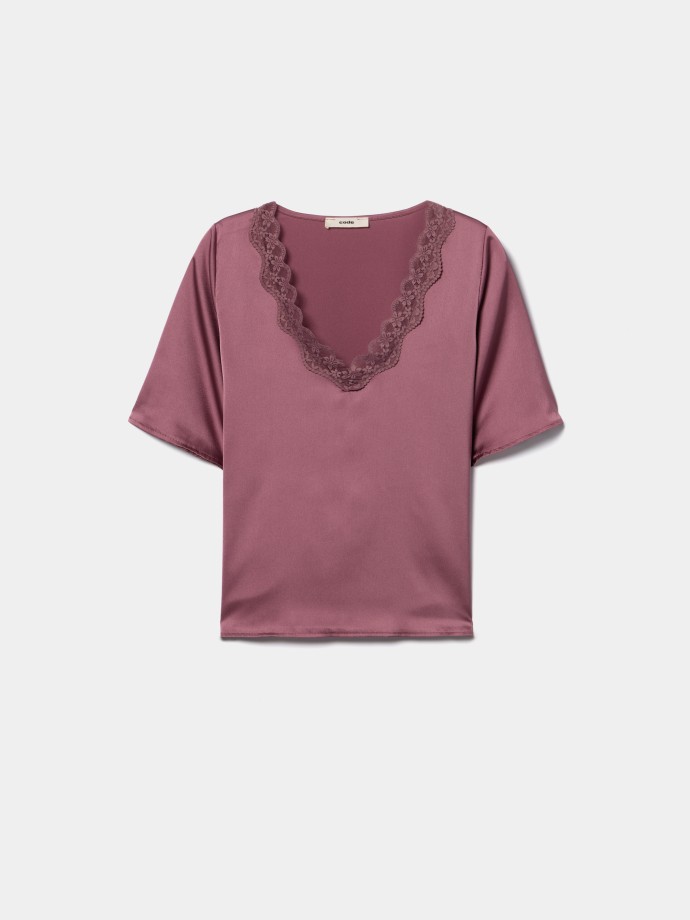 Blusa com renda