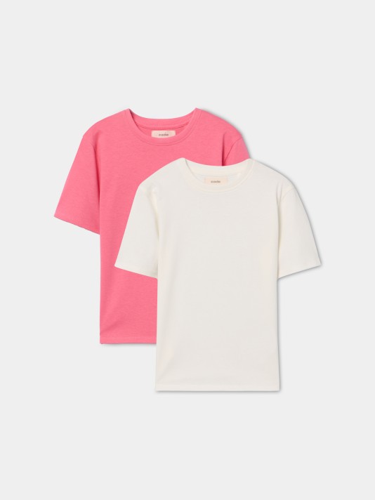 Pack de 2 t-shirts em algod�o