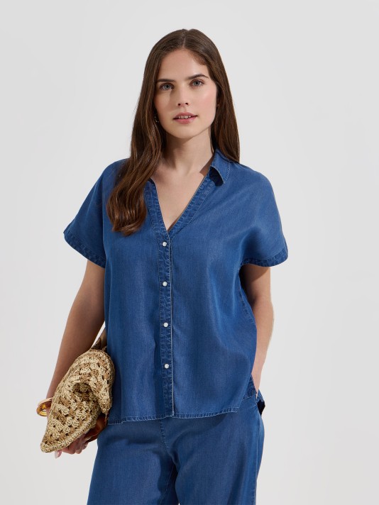 Camisa em liocel