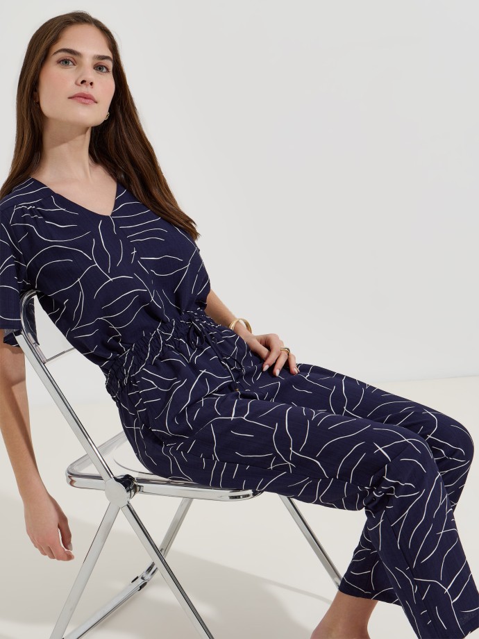 Cal�as flu�das estampadas