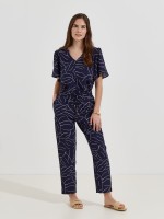 Cal�as flu�das estampadas