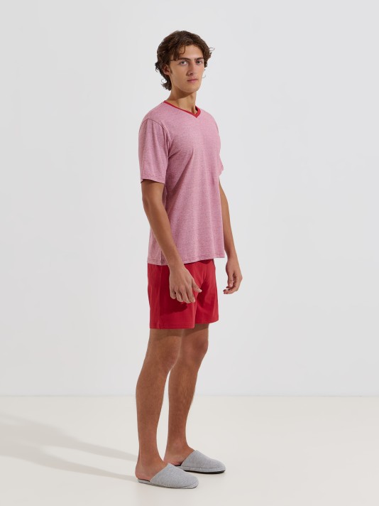 Pijama curto em algodão Pijama curto em algodão