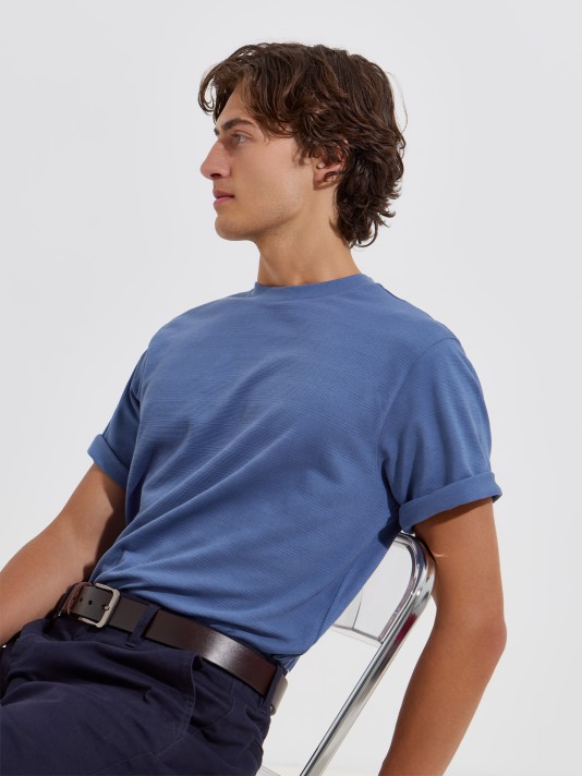 T-shirt com textura