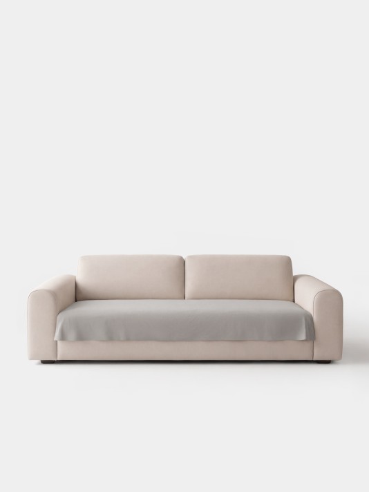 Sofa cover for a single-seater sofa.