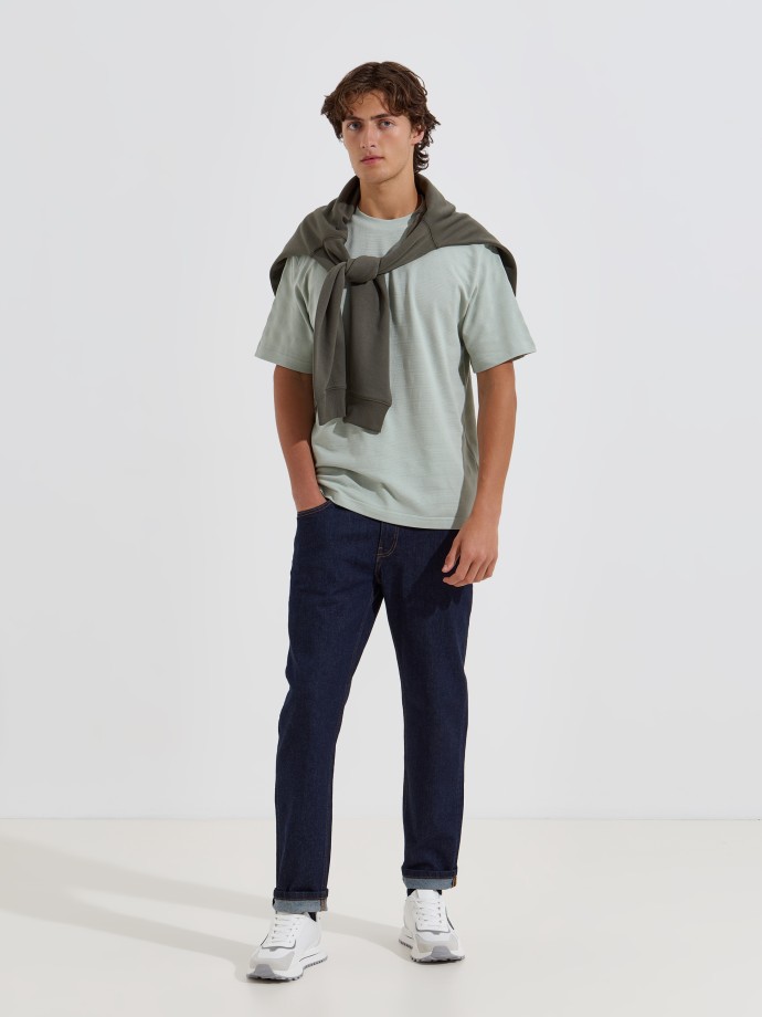 T-shirt com textura