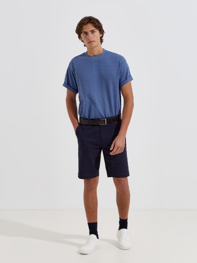 T-shirt com textura