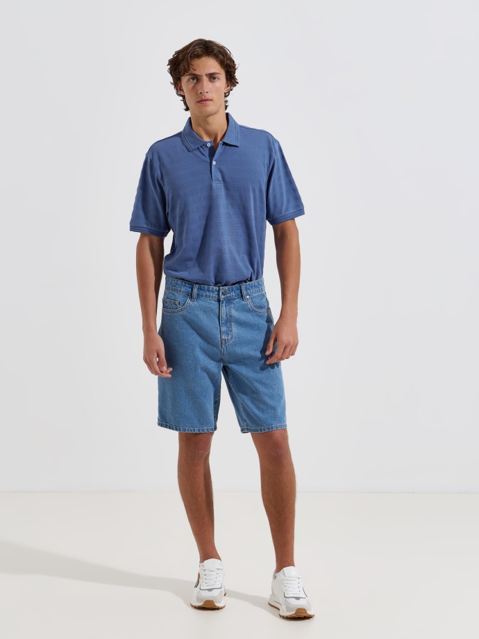 Polo com textura