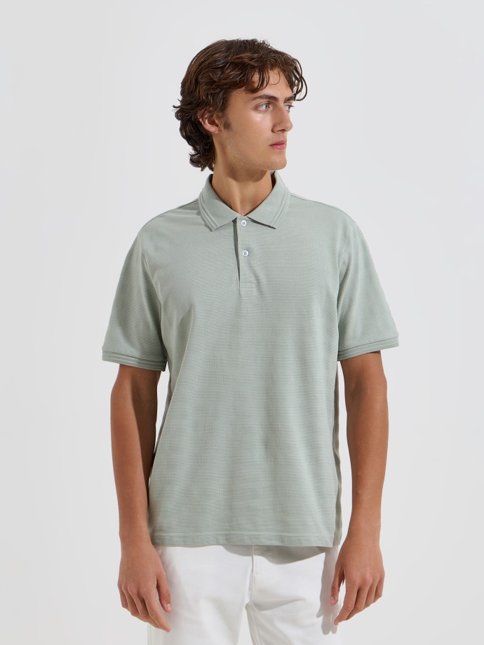 Polo com textura
