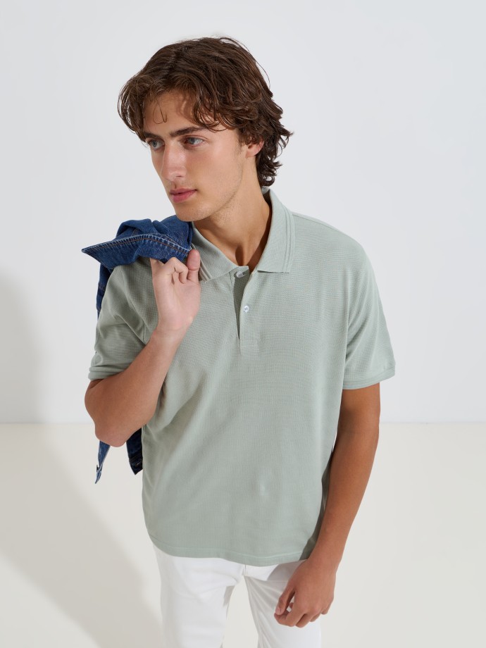 Polo com textura