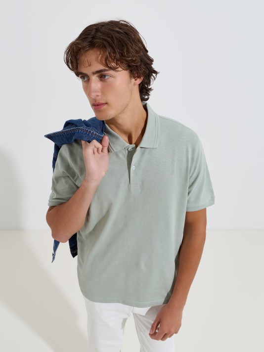 Polo com textura