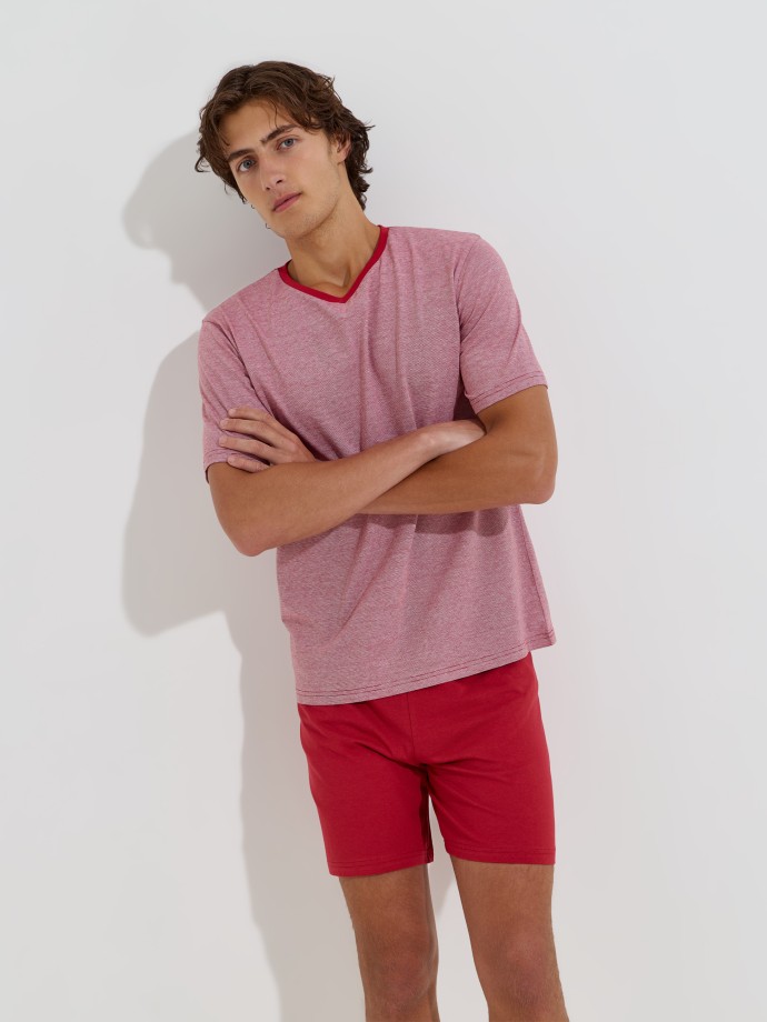 Pijama curto em algod�o