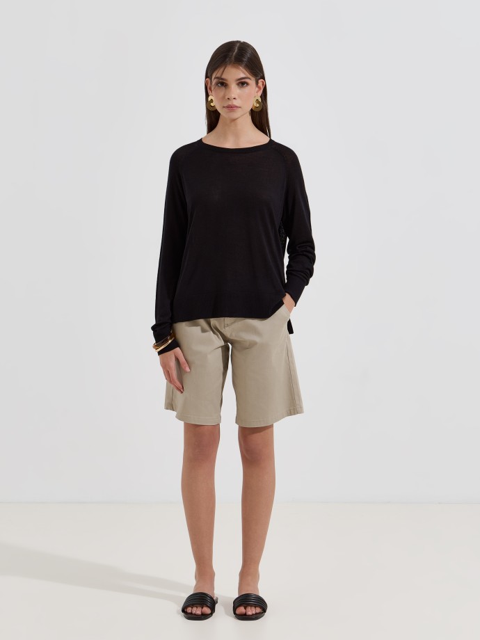 Camisola de malha b�sica