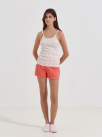 Top de pijama estampado