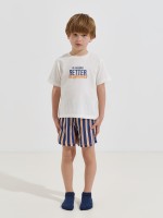 Pijama curto estampado