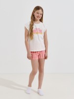Pijama curto estampado