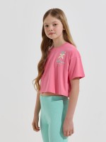 T-shirt cropped estampado tropical T-shirt cropped estampado tropical