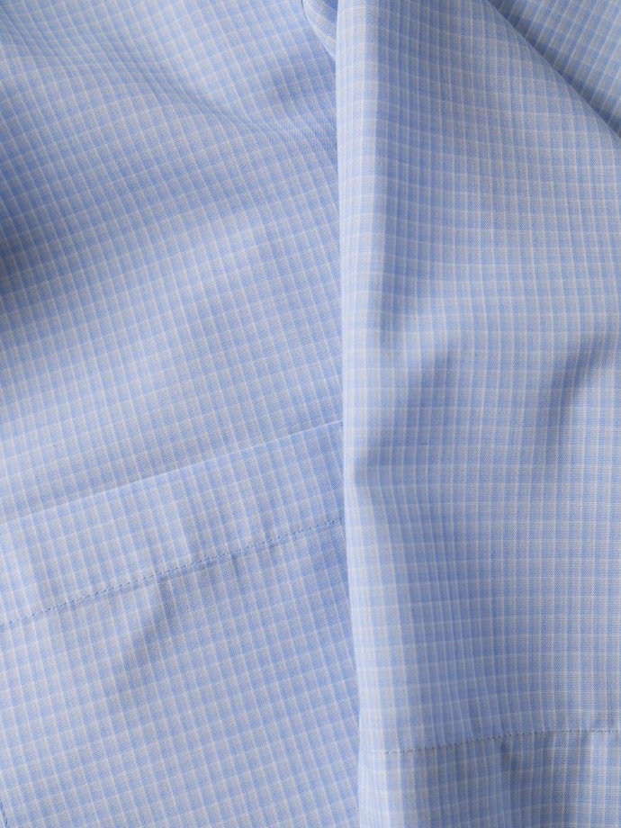 Camisa de manga curta aos quadrados