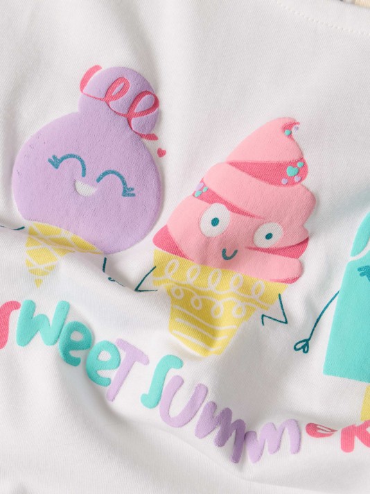 T-shirt estampada Sweet Summer T-shirt estampada Sweet Summer