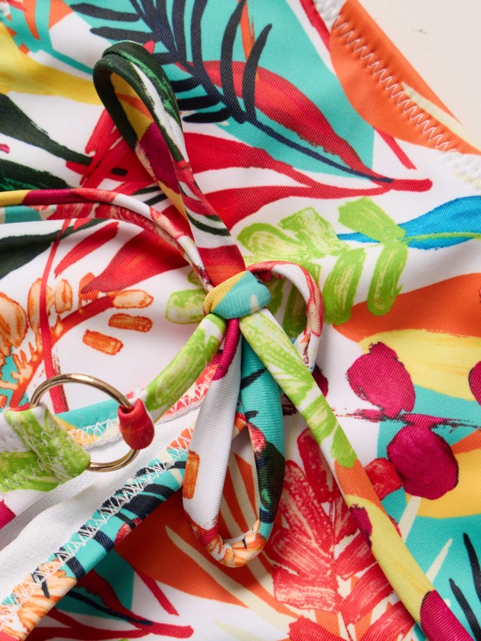 Cueca de biqu�ni estampada