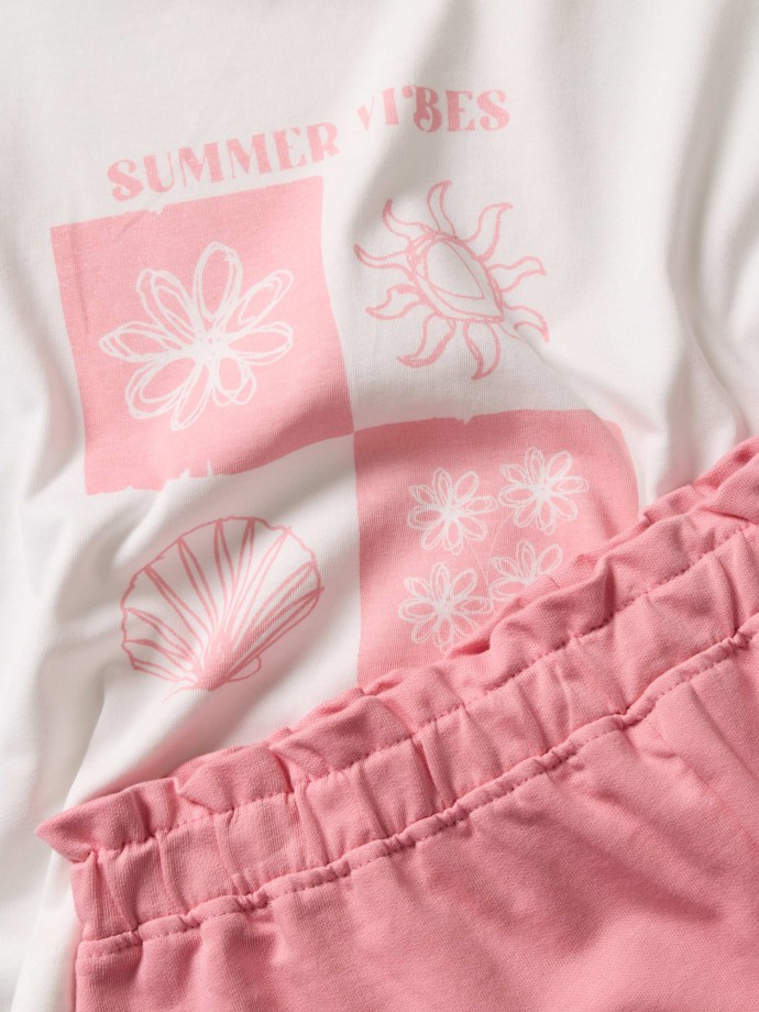Conjunto em algodão Summer Vibes Conjunto em algodão Summer Vibes
