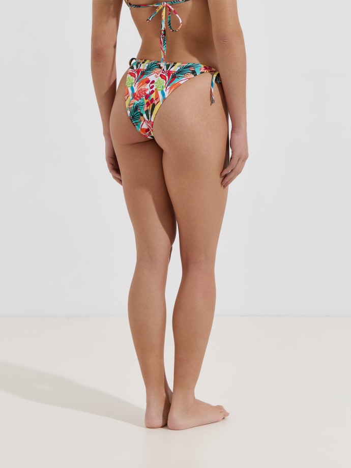 Cueca de biqu�ni estampada