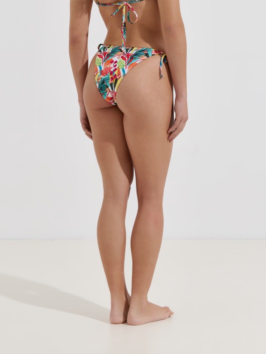 Cueca de biquíni estampada Cueca de biquíni estampada