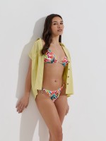 Cueca de biqu�ni estampada