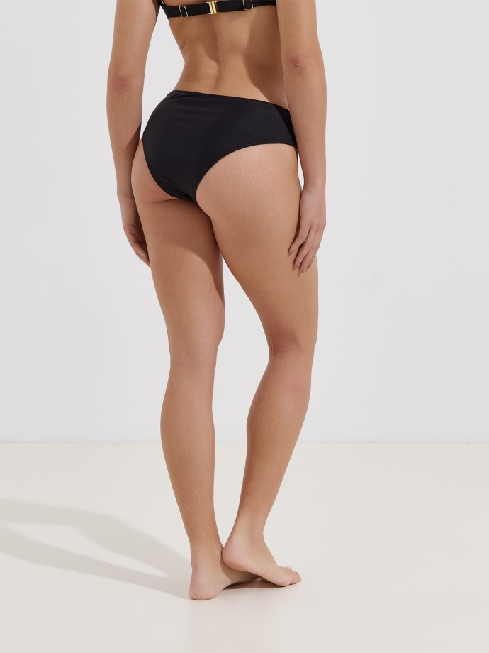 Cueca de biqu�ni com drapeado