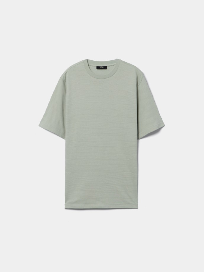 T-shirt com textura