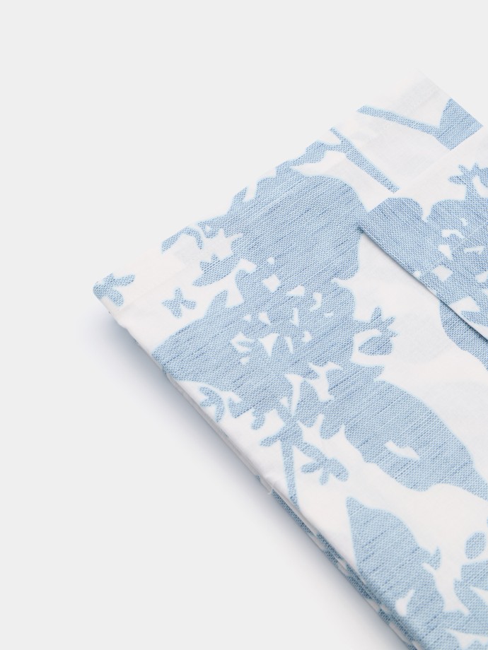 Conjunto de len��is estampado de solteiro
