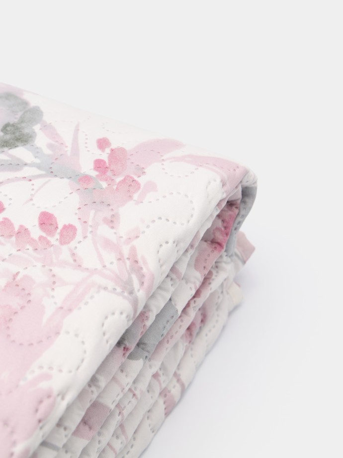 Colcha acolchoada estampada