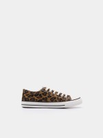 Sapatilhas com estampado animal print