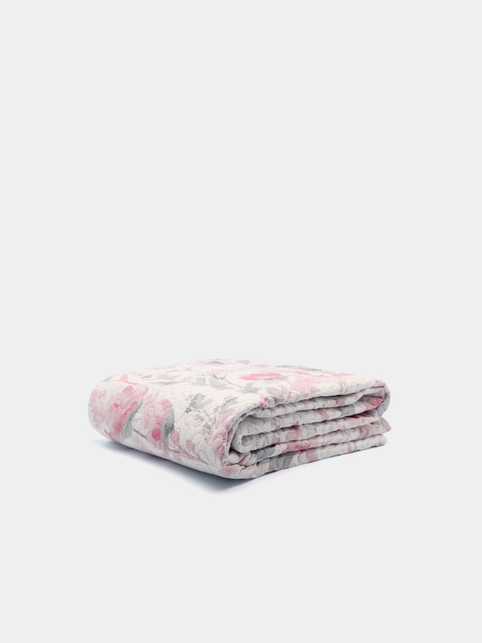 Colcha acolchoada estampada
