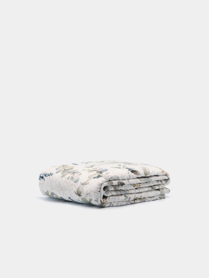 Colcha acolchoada estampada